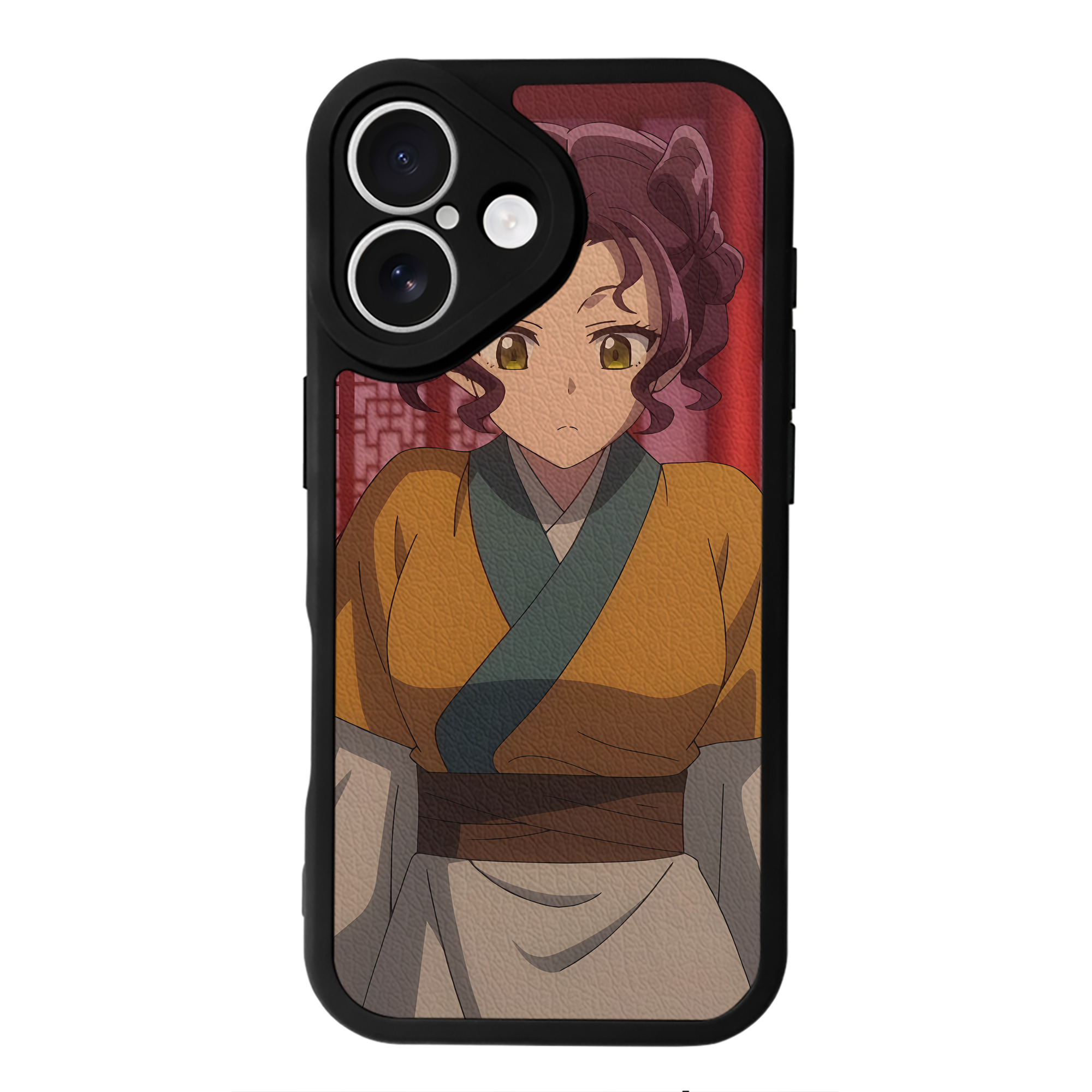 （画像用） 薬屋のひとりごと The Apothecary Diaries 【iPhone 16シリーズ対応】シリコンスマホケース（レザー調） 材質：シリコン